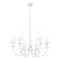 Z-Lite Aslin Textured White 6 Light Chandelier 830-31TXWH - alternate 7