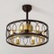 Jonathan Y Celeste 21.6" 6-Light Industrial Farmhouse 6-Speed Metal Mobile-App/Remote-Controlled Caged LED Ceil JYL9732B - alternate 7