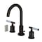 Kingston Brass Widespread Bathroom Faucet with Brass Pop-Up, Oil Rubbed Bronze FSC8925KPS - alternate 1