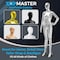 Topmaster Female Mannequin Premium Quality Construction, Detailed Dimensions for Realistic Proportions, Sturdy TPMANQFEMSIL2 - alternate 5