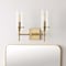 Jonathan Y Cato 13.5" 2-Light Modern Farmhouse Iron/Glass LED Vanity, Brass Gold/Clear JYL7806C - alternate 7