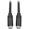 Tripp Lite USB C to USB Type C Cable 3.1 Gen 1, 5 Gbps 3A Rating M/M 10ft U420-010 - alternate 1