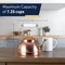 Classic Cuisine Copper Tea Kettle Teapot w/ Copper Exterior, Nickel Lining, and Ceramic Handle Vintage-Style Kettle GW86A09-01 - alternate 6