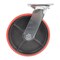 Vestil Polyurethane Swivel Caster 8 In. Diameter x 2 In. Width 1474 Lb. Capacity Red/Black CST-VE-8X2PU-S - alternate 9