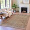 Homeroots 10' X 14' Brown And Ivory Abstract Washable Indoor Outdoor Area Rug 631088 - alternate 5