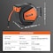 Vevor Retractable Air Hose Reel 3/8 IN x 50 FT Hybrid Enclosed Air Hose 300 PSI NWA-D15 - alternate 5