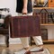 Vintiquewise Vintiquewise Vintage-Style Wooden Display Suitcase Box with Faux Leather Trim & Brass Hardware QI003235 - alternate 3