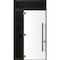 Vdomdoors Steel Door Dekton 0118 Natural Noir 96вЂќ/ Side and Top Exterior Window Sidelite Entry Door Painted DEKTON0118EXD-NOIR-W36+14xH96+16-RH-I - alternate 3