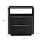 Homeroots 23" Black Wood Accent Cabinet 691675 - alternate 5