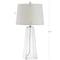 Jonathan Y Dylan 28.5" Glass LED Table Lamp, Clear JYL2006A - alternate 8
