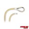Extreme Max Extreme Max 3006.2246 BoatTector Premium Double Braid Nylon Anchor Line w Thimble-3/8" x 150' &Gold 3006.2246 - alternate 2