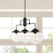 Jonathan Y Avery 37.5" 3-Light Industrial Farmhouse Rustic Iron/Glass Linear LED Pendant, Oil Rubbed Bronze/Clea JYL7588A - alternate 7