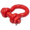 Mytee Products 8PK 3/4in Anchor Shackle Forged Carbon Steel w/ Safety Screw Pin 9,500 lbs WLL, 8PK SHACKLE-ANCHOR-BT-34x8 - alternate 7