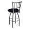 Holland Bar Stool Co 810 Contessa Stainless Steel 36in Swivel Bar Stool with Canter Twilight Seat 81036SS002 - alternate 4