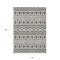 Homeroots 10' X 14' Gray Brown And Ivory Moroccan Washable Indoor Outdoor Area Rug 594333 - alternate 7