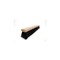Renown 24" Polypropylene Medium Heavy Sweep Broom Center Block Black BP24 - alternate 5