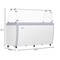 Koolmore 70 in. Gelato Dipping Cabinet Display Freezer with Sliding Glass Door and Sneeze Guard, 20 Cu. Ft. KM-GDC-71SD-FG - alternate 15