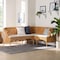 Bali & Pari Tamara Bohemian Light Honey Rattan 2-Piece Dining Nook Bench Set 258-14182-14183-ZORO - alternate 6