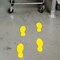 Brady ToughStripe Max Floor Marking Footprint 10 in W x 4 in H Yellow, 20PK 177044 - alternate 2