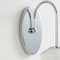 Vidalite Nimbus 1-Light Polished Nickle Wall Sconce Light with Snow White Glass Shades, Contemporary Style CE1013068 - alternate 7