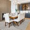 World Rug Gallery Contemporary Stripe Arch Design Area Rug 5 ft x 7 ft Cream 3017CREAM5X7 - alternate 7