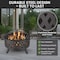 Pure Garden 32-Inch Wood Burning Fire Pit, Black 50-105 - alternate 6
