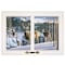 Homeroots Morning View Deer 3 White Framed Print Wall Art 406247 - alternate 1