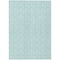 Homeroots 5' X 8' Aqua And Beige Ogee Washable Indoor Outdoor Area Rug 601609 - alternate 5