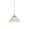 Mitzi The Lifestyled Co X Anniebee 1 Light Pendant 9 In. Aged Brass H829701S-AGB - alternate 1