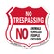 Signmission No Trespassing Shield Sign No Animals Ve, 12 inch X 12 inch, Aluminum Metal Sign, 2PK SHI-A-2PACK-12-413 - alternate 1