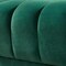 Homeroots Green Velvet U Shaped Three Piece Sofa and Chaise Sectional With Toss Pillows 643887 - alternate 8