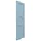 Ekena Millwork True Fit PVC Center Circle Arts & Crafts Fixed Mount Shutters, Peaceful Blue, 18W x 46H, PR TFP001AC18X046SB - alternate 14