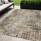 Homeroots 5' X 8' Brown And Ivory Geometric Washable Indoor Outdoor Area Rug 631994 - alternate 1