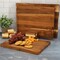 Megachef 3 Piece Acacia Wood Cutting Board Set with Base 750122171M - alternate 6