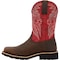 Rocky Women's Western Boot, 9.5 M, Steel Toe Toe, 11 in H, Magenta and Brown, RKW0444 RKW0444 - alternate 6