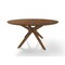 Homeroots 59" Brown Rounded Pedestal Base Dining Table 486014 - alternate 5