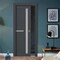 Sartodoors Sliding French Pocket Door with Frosted Glass 36x84 Solid Core Modern Interior VEREGIO7288PD-ANT-36 x 84 - alternate 3