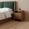 Homeroots 22" Brown Solid Wood Three Drawer Nightstand 651511 - alternate 11