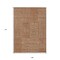 Homeroots 9' X 12' Brown And Beige Geometric Washable Indoor Outdoor Area Rug 596966 - alternate 7