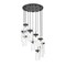 Z-Lite Fontaine 11 Light Chandelier, Matte Black, 26.25 In W x 15 In H 7002P5-11R-MB - alternate 4