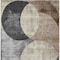 Homeroots 8' X 10' Pewter Brown And Charcoal Geometric Washable Indoor Outdoor Area Rug 604932 - alternate 8