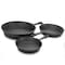 General Store Gibson Addlestone 3 Piece Preseasoned Cast Iron Skillet Set 80174.03 - alternate 1