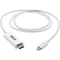 Tripp Lite USB C to HDMI Adapter Cable USB 3.1 Gen 1 4K M/M USB-C White 3ft U444-003-H4K6WE - alternate 4