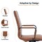 Leisuremod Harris High-Back Faux Leather Swivel Office Chair, Iron Frame HOTBL19LBRL - alternate 7