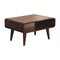 Homeroots 26in Brown Solid Wood Enclosed and Open Storage TV Stand 727851 - alternate 6