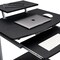 Homeroots 29" Graphite Wood and Stainless Steel Computer Desk 723728 - alternate 4