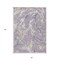 Homeroots 5' X 8' Lavender And Ivory Abstract Washable Indoor Outdoor Area Rug 600103 - alternate 7
