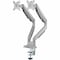 Rocstor ERGOREACH ED4 PREMIUM ALUMINUM DUAL ERGONOMIC MONITOR ARM, C-CLAMP & GROMMET - Y10N022-S1 - alternate 11