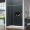 Anzzi 60in Reversible Frameless Sliding Deco-Glass Shower Door w/ Soft-Close System Brushed Gold Finish SD-AZ20-02BG - alternate 8