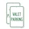 Signmission Valet Parking, 12'' X 18'' 2 Signs, Heavy Gauge Aluminum, 2PK A-1218-2PACK-22748 - alternate 1